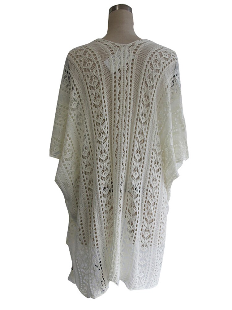 Boho Knit Tunic Swimsuit Coverup